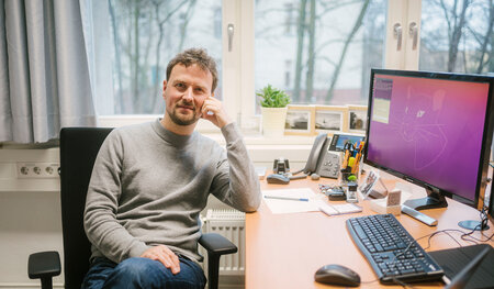 Prof. Dr. Erik Rodner, Leiter KI-Werkstatt an der HTW Berlin © Alexander Rentsch
