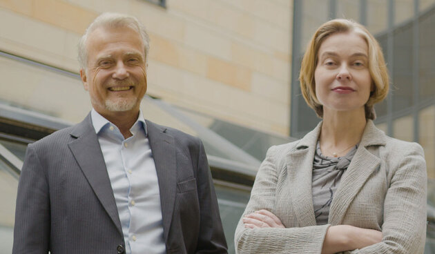 Dr. Dirk Schlesinger, Leiter des TÜV AI Lab und Dr. Petra Ritter, Leiterin des TEF-Health